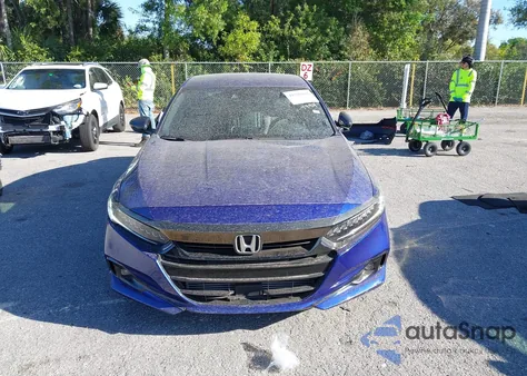 2022 Honda Accord Sport из США, поврежденный, VIN 1HGCV1F31NA079994